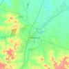 Lewisburg topographic map, elevation, terrain