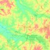 Haywood County topographic map, elevation, terrain