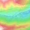 Silver Plume topographic map, elevation, terrain