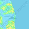 Great Yarmouth topographic map, elevation, terrain