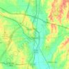 Tupelo topographic map, elevation, terrain