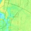 Pyigyidagun Township topographic map, elevation, terrain