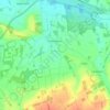 Tuddenham topographic map, elevation, terrain