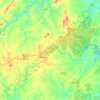 Appomattox County topographic map, elevation, terrain