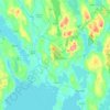Casco topographic map, elevation, terrain