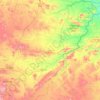 Shamva topographic map, elevation, terrain