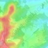 Pouillon topographic map, elevation, terrain