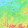 Unnan topographic map, elevation, terrain