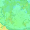 Općina Drenovci topographic map, elevation, terrain