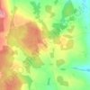 Coolbeggan West topographic map, elevation, terrain
