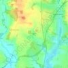 Benhall topographic map, elevation, terrain
