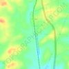 Fisher topographic map, elevation, terrain