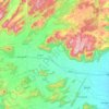 Attur topographic map, elevation, terrain