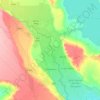 Centenario topographic map, elevation, terrain