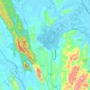 Tam Chuc Ward topographic map, elevation, terrain