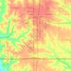 Grinnell topographic map, elevation, terrain