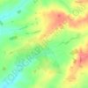 Gaulby topographic map, elevation, terrain