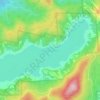 Summit Lake topographic map, elevation, terrain