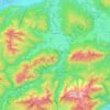 Ruhpolding topographic map, elevation, terrain