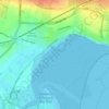 Cliffsend topographic map, elevation, terrain
