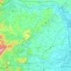 Kochersberg topographic map, elevation, terrain