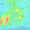 Balikpapan Tengah topographic map, elevation, terrain