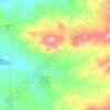 Azure topographic map, elevation, terrain