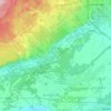 Saint-Canut topographic map, elevation, terrain