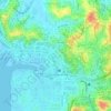 Baru Ilir topographic map, elevation, terrain
