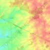 Chail topographic map, elevation, terrain