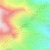 Abano Glacier topographic map, elevation, terrain