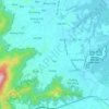 Yen Bai commune topographic map, elevation, terrain