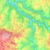 Saint-Denis-des-Murs topographic map, elevation, terrain