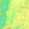 Niemcz topographic map, elevation, terrain