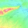 Surkh-Rod topographic map, elevation, terrain