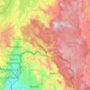 Rusizi topographic map, elevation, terrain
