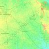 Warangal District topographic map, elevation, terrain