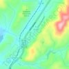 Cherry Log topographic map, elevation, terrain