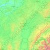 Borgoña-Franco Condado topographic map, elevation, terrain