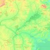 Gomba topographic map, elevation, terrain