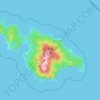 Kuchinoerabu Island topographic map, elevation, terrain