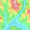 Salva topographic map, elevation, terrain