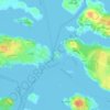 Vaxholms Kastell topographic map, elevation, terrain