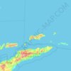Maluku Barat Daya topographic map, elevation, terrain
