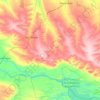 Орловский район topographic map, elevation, terrain