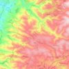 Dura topographic map, elevation, terrain