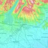 VR topographic map, elevation, terrain