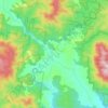 Burragate topographic map, elevation, terrain