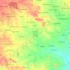 Maddur mandal topographic map, elevation, terrain