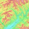 Bezirk Puchau topographic map, elevation, terrain